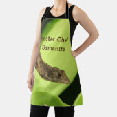 Tablier Chef cuisinier Animal Tropical Brown Gecko (Insitu)