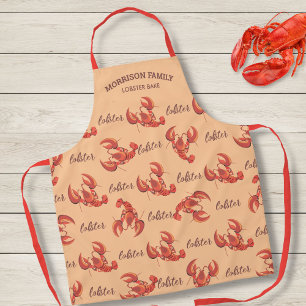Tablier Chef cuisinier de homard personnalisé Motif de fr