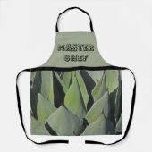 Tablier Chef cuisinier Green Agave Leaf Photo Plante du dé (Recto)