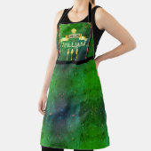 Tablier Chef cuisinière verte (Insitu)