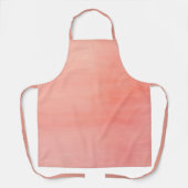 Tablier Chef d'aquarelle simple Peach (Recto)