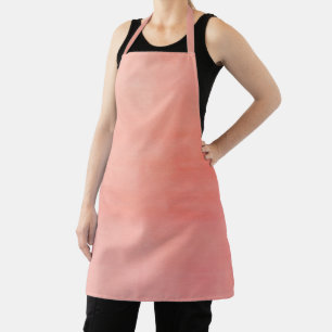 Tablier Chef d'aquarelle simple Peach