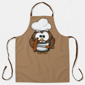 Tablier Chef de barbecue Owl (Recto)