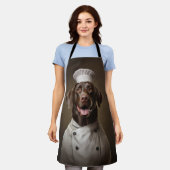 Tablier Chef de chien du laboratoire de chocolat (Porté)