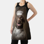 Tablier Chef de chien du laboratoire de chocolat (Insitu)