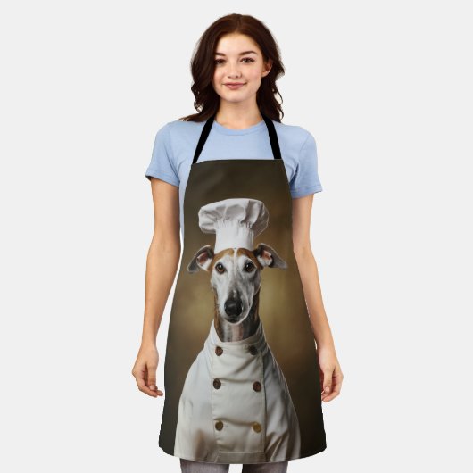 Tablier Chef de chien Greyhound (Porté)
