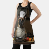 Tablier Chef de chien malinois belge (Insitu)