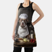 Tablier Chef de chien Pitbull Terrier (Insitu)