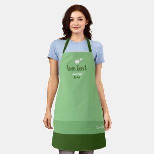 Tablier chef de la gastronomie sauge-apron