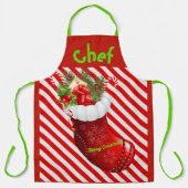 Tablier Chef de Noël Apron (Recto)