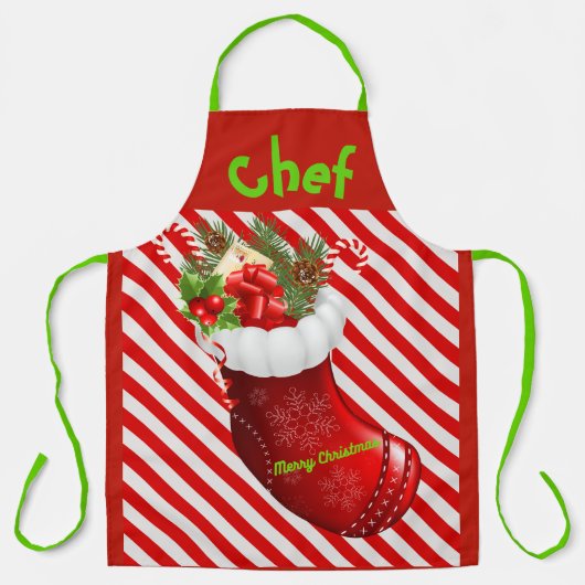 Tablier Chef de Noël Apron (Recto)