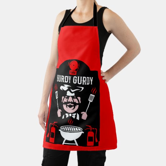 Tablier Chef drôle Hurdy Gurdy (Insitu)