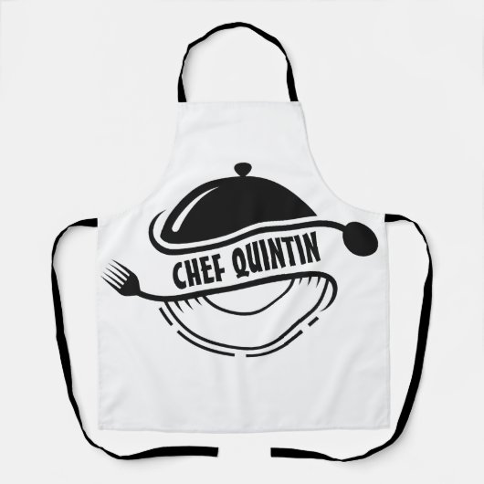 Tablier Chef drôle personnalisé (Recto)