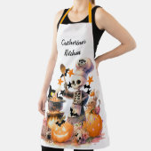 Tablier Chef éffrayant Halloween personnalisé (Insitu)