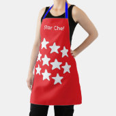 Tablier Chef étoile sangles bleues (Insitu)