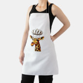Tablier Chef Giraffe - Cute Giraffe Dans Un Chef Casquette (Insitu)