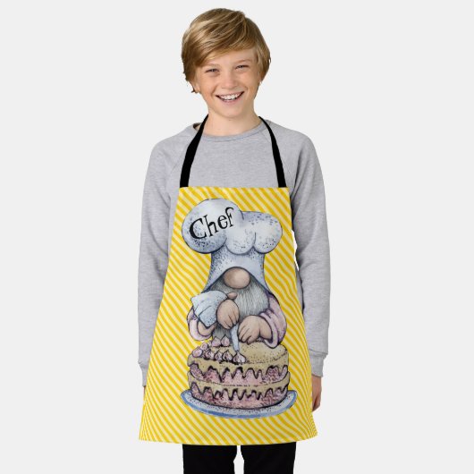 Tablier Chef Gnome (Porté)