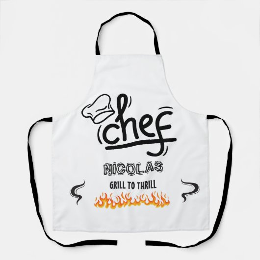 Tablier Chef grillade (Recto)