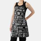 Tablier Chef jamaïcain Monogrammed Kitchen (Insitu)