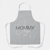 Tablier Chef Maman Gris  (Recto)