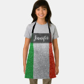 Tablier Chef parties scintillant Baker Artist Italie Itali (Insitu)