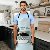 Tablier Chef pâtissier Chat Bleu