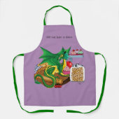 Tablier Chef pâtissier Dragon Vert (Recto)