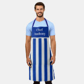 Tablier Chef personnalisé masculin trié (Porté)