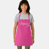 Tablier Chef Personnalisé N'Importe Quel Nom Enfant Jeune  (Insitu)