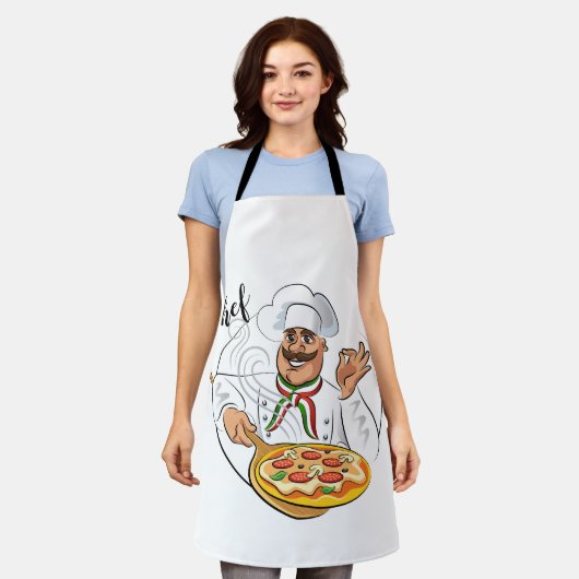 Tablier Chef pizzaiolo (Porté)