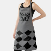 Tablier Chef principal nom du vérificateur gris noir perso (Insitu)