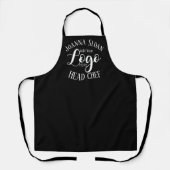 Tablier chef principal sous-chef commis chef uniforme prof (Recto)