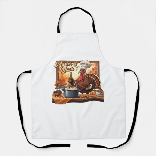 Tablier Chef rétro Turquie Thanksgiving classique T-shirt (Recto)