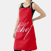 Tablier chef rouge (Insitu)