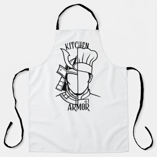 Tablier Chef Samouraï - Kitchen Armor Premium (Recto)