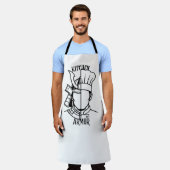 Tablier Chef Samouraï - Kitchen Armor Premium (Porté)
