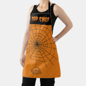 Tablier "Chef suprême". Araignée d'Halloween (Insitu)