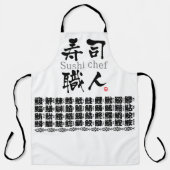 Tablier Chef sushi KANJI (Recto)