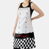 Tablier Chef Tunic et Pantalon À damiers (Insitu)