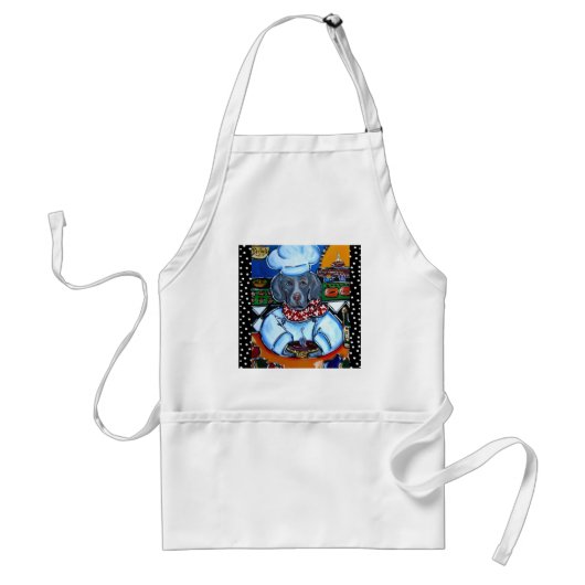 Tablier Chef Weimaraner (Devant)