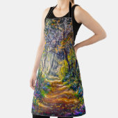 Tablier Chemin de l'impressionnisme : Aquarelle de la forê (Insitu)