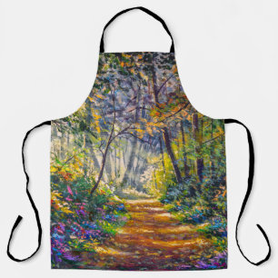 Tablier Chemin de l'impressionnisme : Aquarelle de la forê