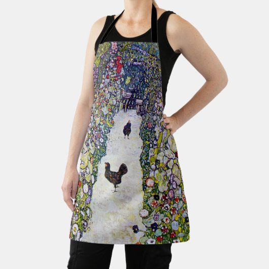 Tablier Chemin du jardin avec les poulets, Gustav Klimt (Insitu)
