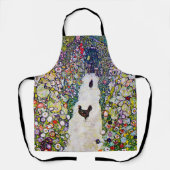 Tablier Chemin du jardin avec les poulets, Gustav Klimt (Recto)