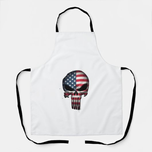 Tablier Chemise 4 juillet pour femmes hommes drapeau améri (Recto)