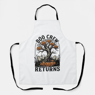 Tablier Chemise d'arbre d'Halloween Graphique de citrouill
