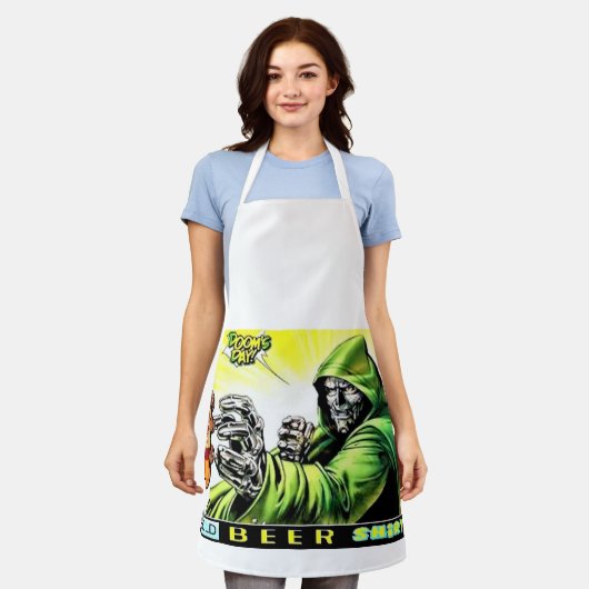 Tablier Chemise de bière froide Doom's Day (Porté)