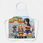 Tablier Chemise de bière froide glacée (Recto)