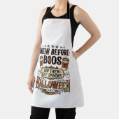 Tablier Chemise de café Halloween Brasser avant les fantôm (Insitu)