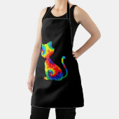 Tablier Chemise de chat de teinture _ Teinture colorée Tee (Insitu)